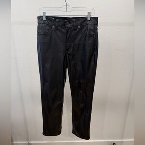 GAP Woman’s Straight Leg Leather Pants